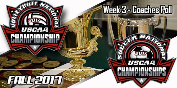 USCAA Week 3 Coaches Poll released