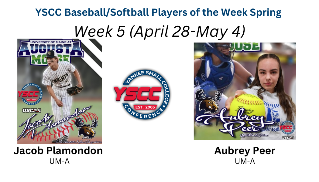 YSCC Baseball/Softball Week 5 Players of the Week