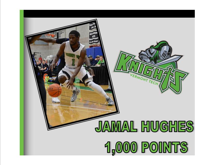 Hughes Scores 1000th Point